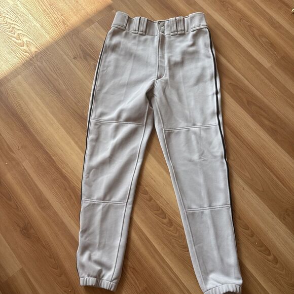 Mizuno Men's Premier Pro Piped Baseball/Softball Pants G2 Gray/Black  Sz Medium - Picture 3 of 9